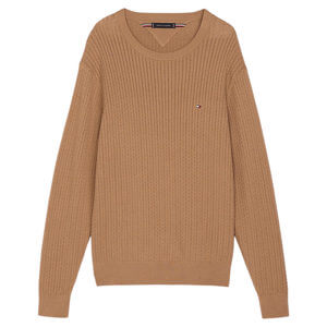 Tommy Hilfiger Herringbone Knit Crew Neck Jumper